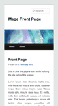 Mobile Screenshot of mage.us